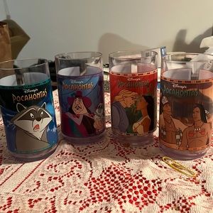Pocahontas glasses from burger king.
